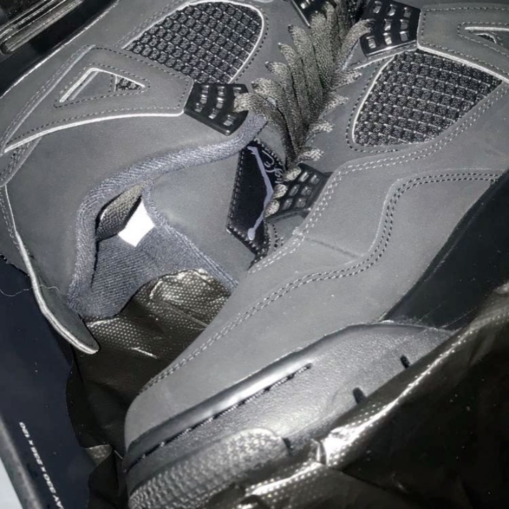 Air Jordan retro 4s (black cat)